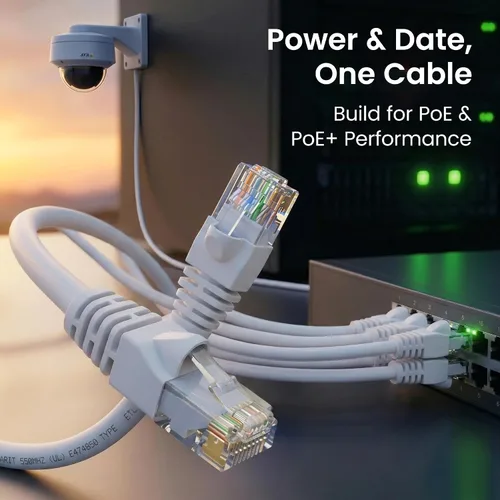 Vista 7 de GearIT Cable Ethernet Cat 6 de 5 pies (paquete de 20) - Cable de conexión Cat6, cable de conexión Cat 6, cable Cat6, cable Cat 6, cable Ethernet