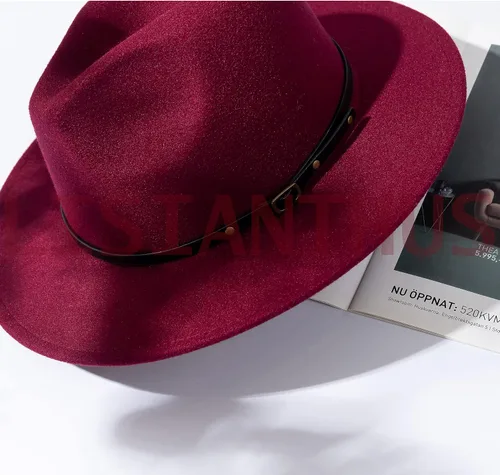 Vista 52 de Lisianthus - Sombrero con cinta con hebilla de ajuste, para mujer, modelo Fedora