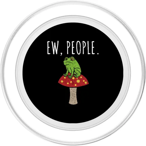 Vista 2 de Ew People - PopSockets MagSafe PopGrip de hongos de rana para iPhone