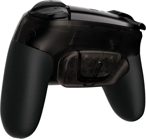 Vista 9 de eXtremeRate Back Buttons Attachment for Nintendo Switch Pro Controller, Clear Black Back Paddles Programable RISE4 Remap Kit for Switch Pro
