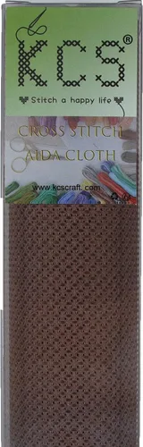 Vista 88 de KCS 2 cajas de tela de costura de algodón para punto de cruz de 15 x 18 pulgadas (blanco antiguo, 11 unidades)
