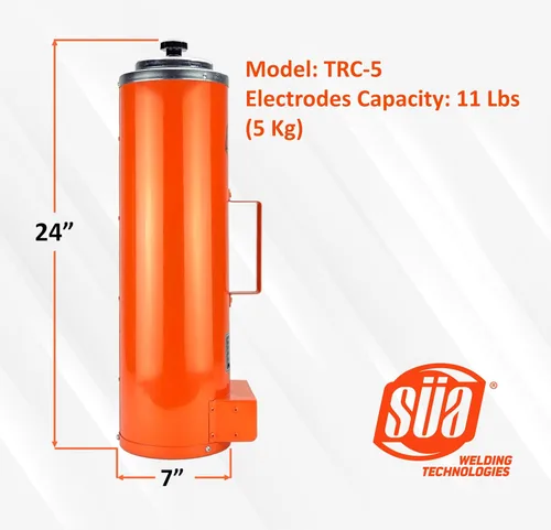 Vista 3 de SÜA - Horno de secado de electrodos portátil - Serie TRC de 11 libras (11.0 lbs) - 115 voltios