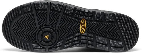 Vista 5 de KEEN Utility Zapatillas de trabajo Kenton Mid Composite Toe para hombre Negro/Negro