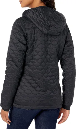 Vista 2 de Tienda Essentials - Chaqueta acolchada con capucha y forro de sherpa resistente al agua para mujer