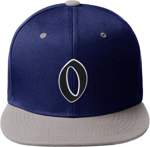 Vista 916 de Daxton Gorra clásica con visera de billete plano con letras del alfabeto inglés antiguo de la A a la Z