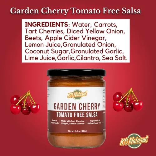 Vista 3 de KC Natural - Salsa sin tomate cherry de jardín - Sin sombreado - Apto para paleo y AIP - 15.5 oz