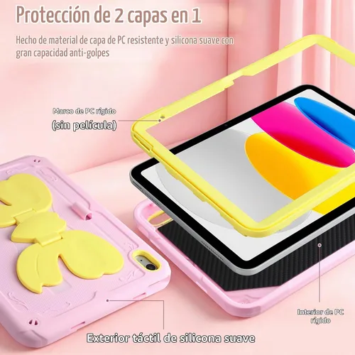 Vista 7 de Funda para iPad de 10ª generación para iPad A16 para niños y niñas 10ª cubierta