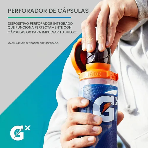 Vista 6 de Gatorade Gx NFL - Botellas antideslizantes para apretar, 30 onzas líquidas, sistema de hidratación Gx Arizona Cardinals