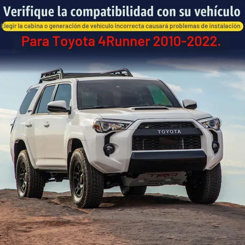 Vista 6 de Protección contra la lluvia para 4Runner 2010-2022, deflectores de ventana lateral con cinta adhesiva para 4Runner, viseras de ventana para autos