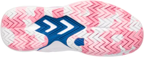 Vista 6 de K-Swiss Tenis Ultrashot Team para mujer, Blanco brillanteazul ángellila transparente