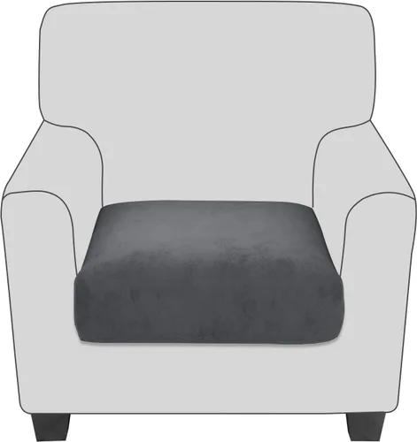 Vista 29 de Fundas de cojín de terciopelo para asiento de sofá, fundas elásticas para cojines de sofá, antideslizantes, protectores de muebles, fundas de cojín