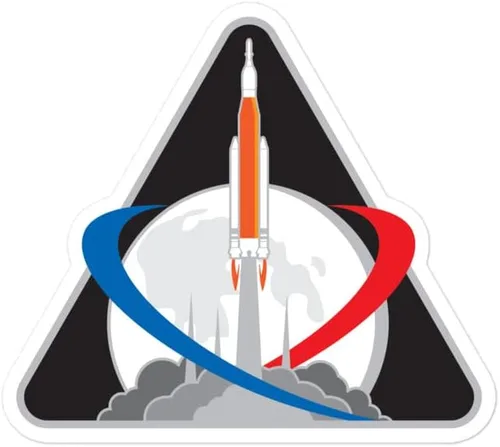 Vista 3 de Pegatinas Artemis NASA sin burbujas