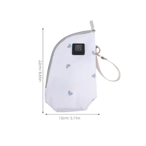 Vista 8 de Bolsa calentadora de botellas de leche portátil con temperatura USB para alimentación para preservación de nutrientes ligera y compacta