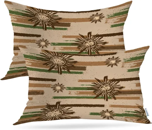 Vista 57 de Batmerry Fundas de almohada decorativas con estampado digital de hojas verdes y gatos negros con estampado digital para sofá, cama, cremallera