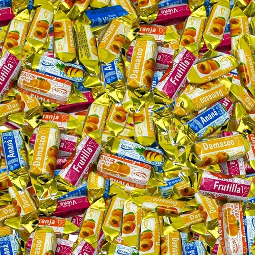 Vista 7 de Fruit Starlight - Discos de caramelo, manzana, fresa, limón, naranja, 3 libras a granel