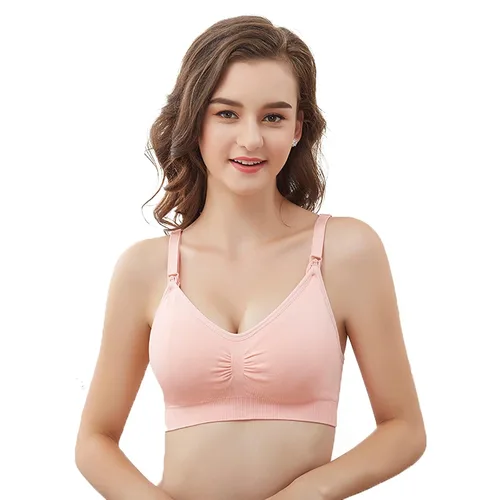 Vista 5 de Seitop - Brasier de lactancia sin costuras, paquete de 5 unidades, Multicolorido