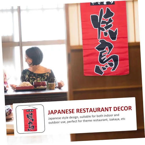 Vista 7 de Bandera japonesa para exteriores, decorativa, colgante, bandera para Izakaya y restaurante japonés