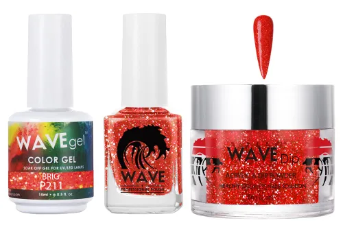 Vista 202 de WAVEGEL - Juego de gel de remojo, laca de uñas y polvo acrílico a juego - Colección Simplicity - #P109 Blizzard