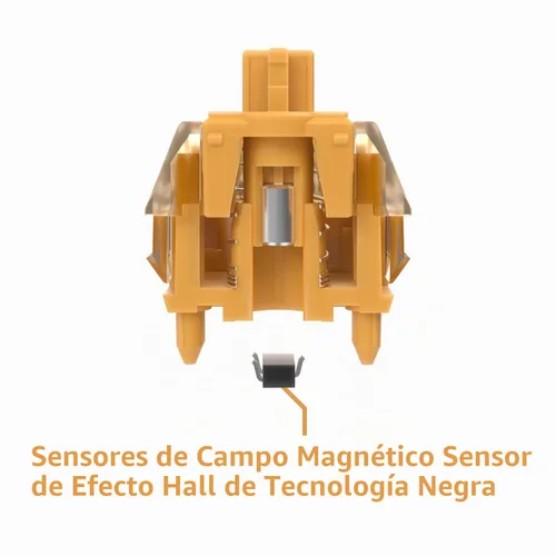 Vista 3 de GATERON Interruptores magnéticos del teclado del sensor del pasillo KS-20 Naranja