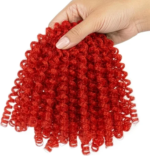 Vista 8 de Hygloss Cabello Rizado de Muñeca de 16 oz para Manualidades Surtido - Cabello Sintético Premium para Hacer Muñecas, Marionetas y Proyectos de Artes