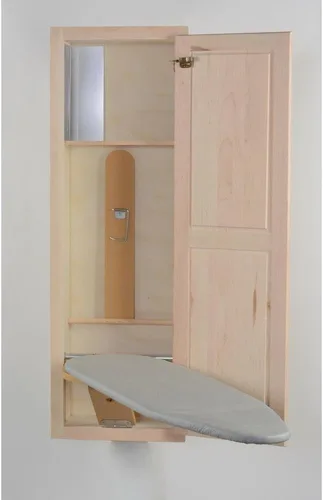 Vista 2 de Hideaway Tabla de planchar de arce prémium con puerta agitadora