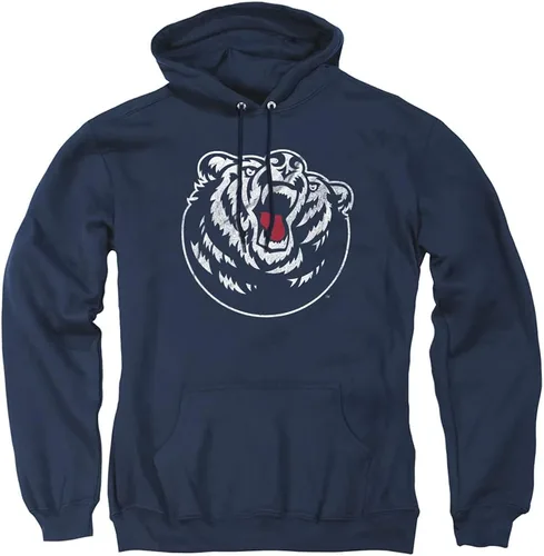 Vista 76 de Distressed College Primary Logo Adult Pullover Hoodie Collection 1 Universidad Estatal de Albany