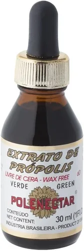 Vista 2 de Brasil - Extracto de propóleo de abeja importado de alta calidad, sin cera 60 (1.0 fl oz) de Polenectar - 12 botellas