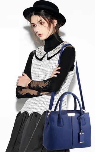 Vista 6 de Covelin bolso de mano de cuero durable tamaño mediano, mini bandolera, para mujer.