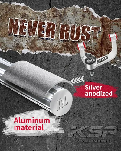 Vista 5 de KSP Brazo de Control Superior Delantero Para Toyota 4Runner 2003-2023, Brazo de Control de Aluminio Delantero Ajustable de 2-4" Para 2006-2016 FJ