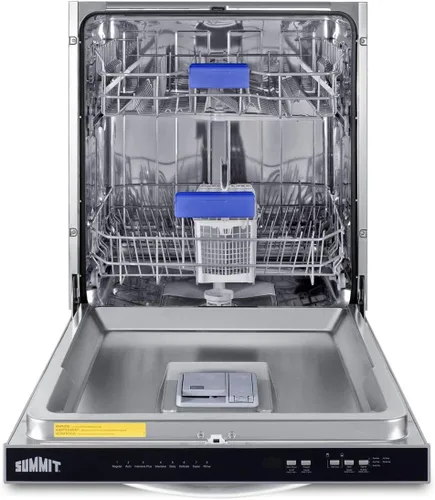 Vista 10 de Summit Appliance Lavavajillas integrado TOP Control de 24 pulgadas en negro, 47 DBAR, Energy Star D