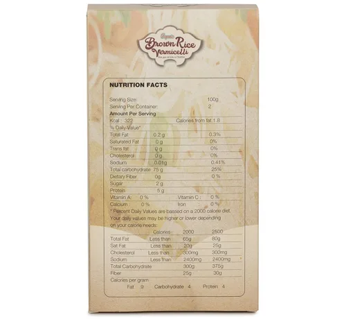 Vista 2 de TANISA - Fideos de fideos orgánicos de arroz integral Grano entero, sin gluten – Pho, Pad Thai, Bun Bo Hue & Spring Rolls – Vegano, sin