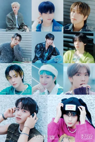 Vista 5 de Omega X IYKYK 3er mini álbum CD+Photobook+Bill Paper+Photocard+Poster plegable en paquete+pegatina+tarjeta fotográfica de unidad+seguimiento sellado