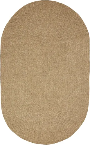Vista 22 de BNM - Alfombra ovalada bohemia para interiores y exteriores con patrón trenzado sólido, perfecta para patio trasero, patio, oficina, sala de estar