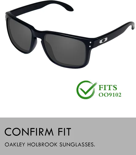 Vista 3 de Raydi Polycarbonate Replacement Lenses for Oakley Holbrook Holbrook XL Holbrook Metal Square Sunglasses