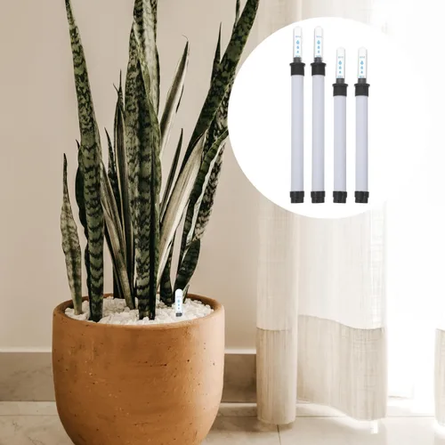 Vista 3 de BESTOYARD Indicador de agua para plantas en macetas para uso en interiores y exteriores, medidor de humedad del suelo con escala transparente