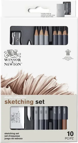 Vista 14 de Winsor & Newton Studio Collection - Lápices de grafito, juego de 5