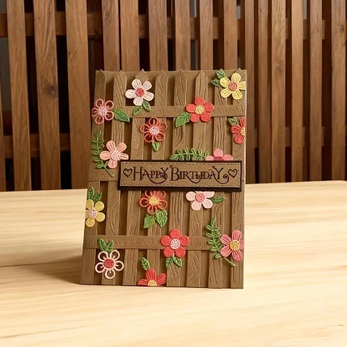 Vista 8 de Lapoo Troquel de corte de flores para álbumes de recortes, troquelado de metal duradero para álbumes de recortes, álbum de fotos, tarjetas de papel