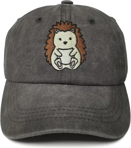 Vista 27 de Gorras de béisbol bordadas con animales para niño y niña