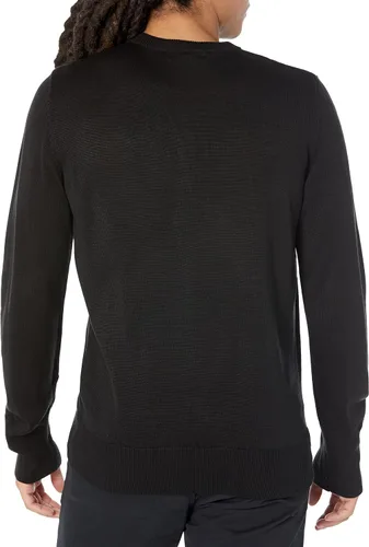 Vista 2 de Karl Lagerfeld Paris Suéter básico de cuello redondo para hombre