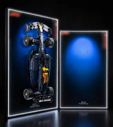 Vista 11 de Pantalla de pared con luz LED para Lego Technic 42228 McLaren MCL39 B