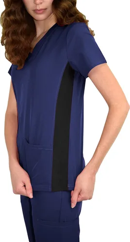 Vista 4 de Conjunto de ropa quirúrgica de punto elástico para mujer GT 4FLEX