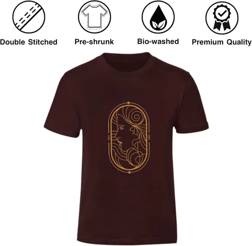 Vista 2 de TARI Camiseta casual de algodón de primera calidad para mujer, suave, cómoda, bonitos diseños gráficos