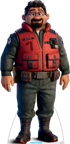 Vista 10 de Cardboard People Buzz Space Ranger - Soporte de cartón recortado - Lightyear de Disney Pixar (película de 2022)