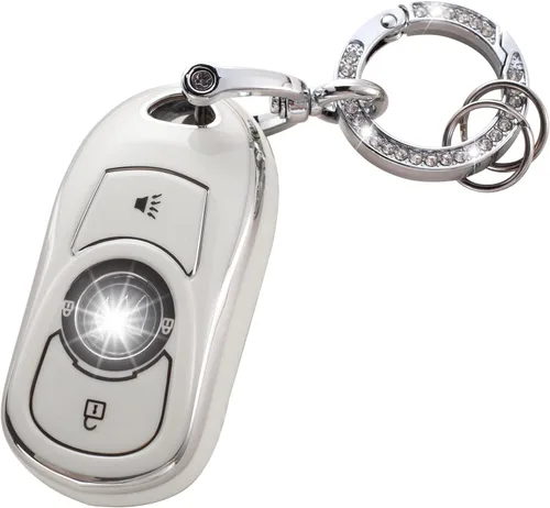 Vista 29 de YO&YOYE Funda para Llavero de TPU con Anillo para Llaves
