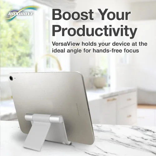 Vista 8 de BoxWave Soporte y soporte compatible con la mesa ARZOPA para monitor portátil S1 (15.6 pulgadas), soporte de aluminio VersaView, portátil