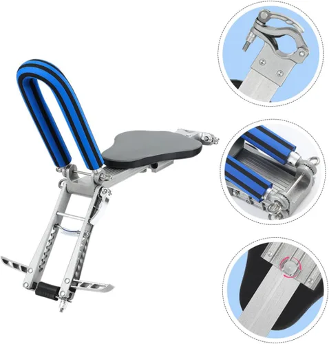 Vista 5 de Asiento de bicicleta ajustable para niños de aleación de aluminio al aire libre asiento de bicicleta de liberación rápida