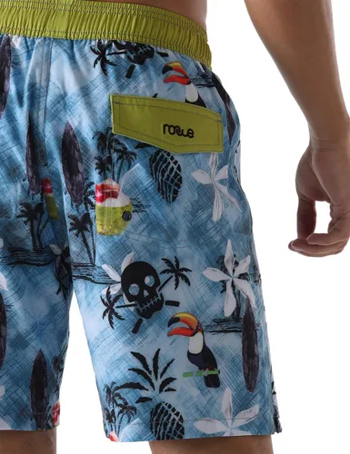 Vista 5 de Nonwe Traje de baño suave de secado rápido para hombre, ajuste relajado, traje de baño