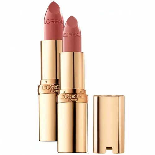 Vista 29 de L'Oreal Paris - Lápiz labial Colour Riche Original cremoso, hidratante con acabado satinado, 840 Nature's Blush, 1 unidad