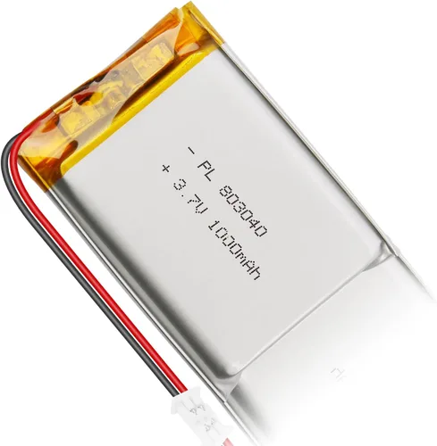 Vista 8 de 102050 3.7V 1000mAh LiPo Batería - Batería recargable de polímero de litio con placa de protección y conector Micro JST 1.25 para dispositivo