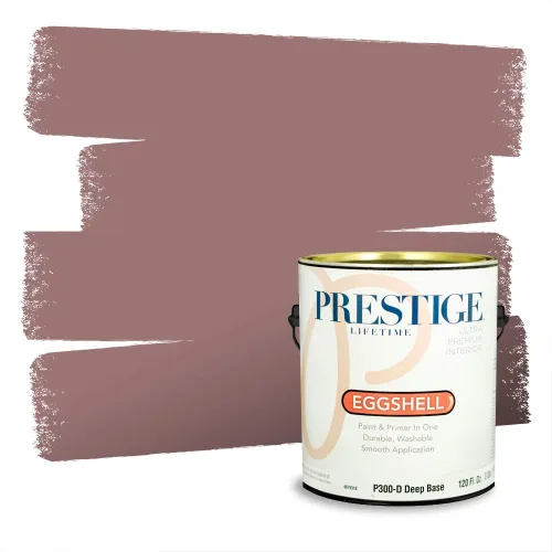 Vista 559 de Prestige Paints Pintura exterior e imprimación en uno, 1 galón, plano, coincidencia comparable de Valspar* Amber Rose*